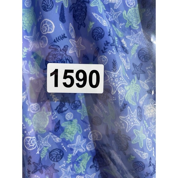 Peter Millar Swim Trunks Mens XXL Blue Seaside Collection Beach Hawaiian Turtles - Picture 12 of 12